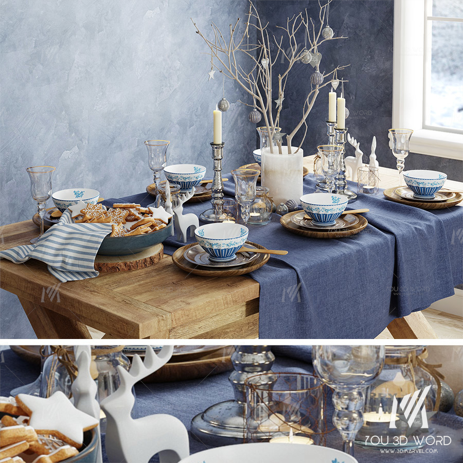 Festive table setting